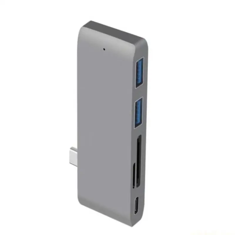 도킹 스테이션 USB C 허브 4/5 in 1 USB C 전원 공급 포트 USB USB C 3.5mm