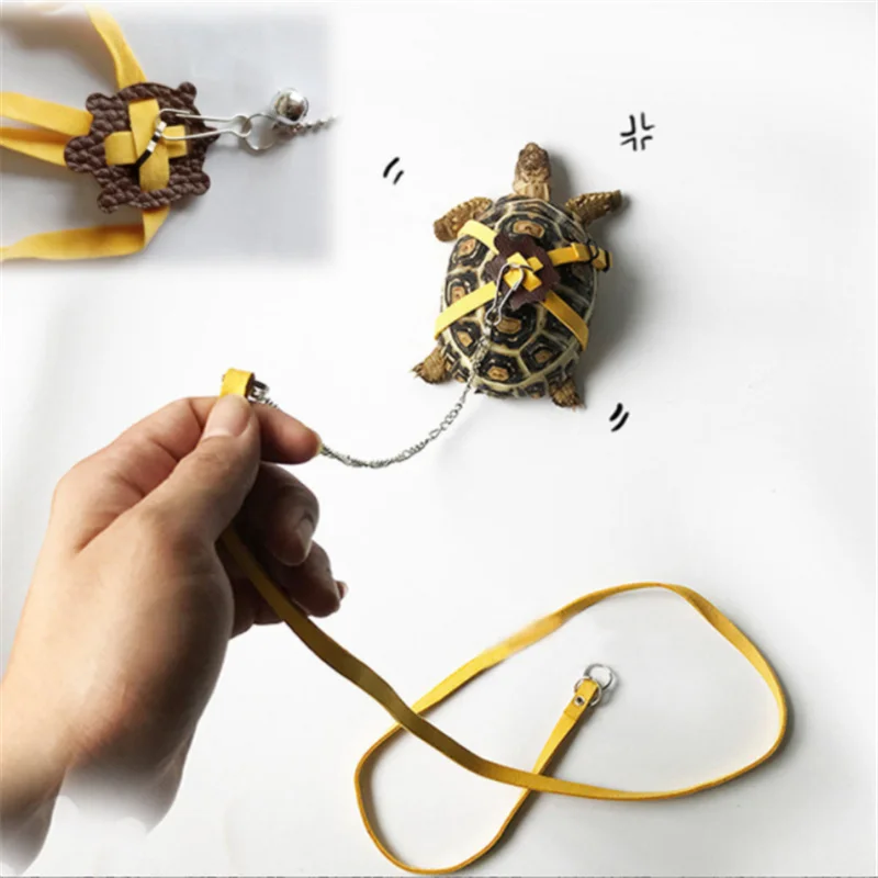Rabbit Harness Set Rabbit Harness and Leash Set Pet Harness Reptile Leash Turtle Lizard Adjustable Outdoor Training Soft Strap Tortoise Reptile Adjustable Leashe Pet Supplies