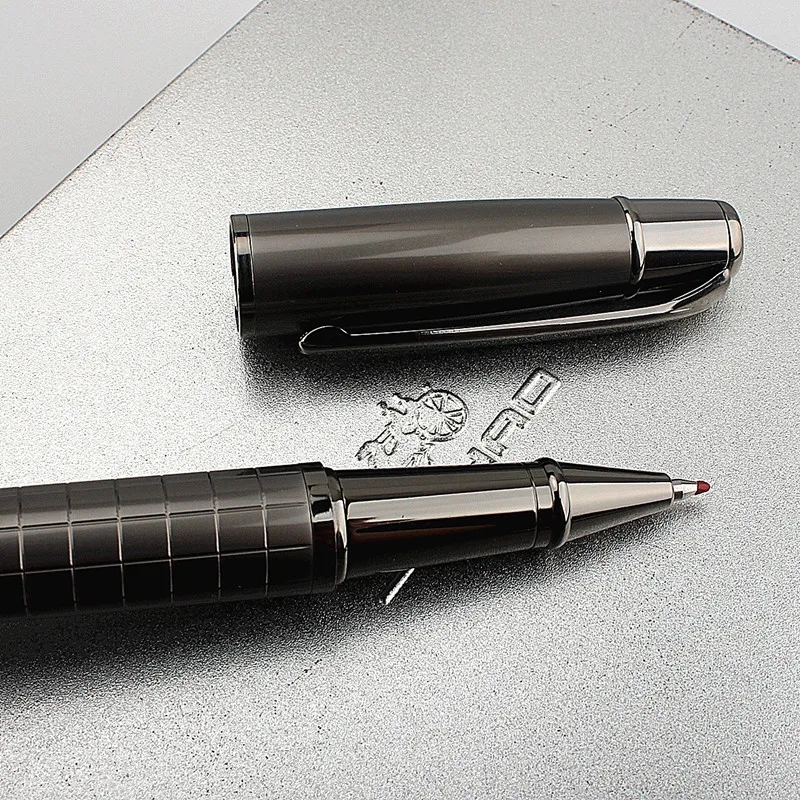 Penne a Sfera di Lusso in Metallo dal Design Robusto, per Scuola, Ufficio e Firma, Penna Roller per Scrittura, Forniture di Cancelleria per Studenti - immagine 3