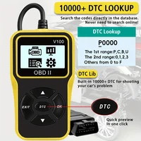 Car Diagnostic Tool Auto Parts 16 Pin Engine Diagnostic Instrument Obd2 Code Reader Digital Display Obd 2 Scanner, No Battery - Image 4