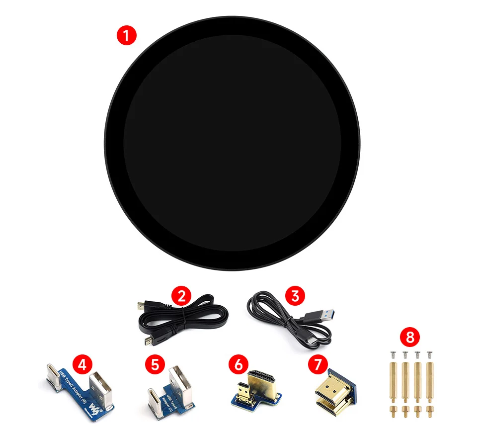 HDMI  ġ ÷, 1080  1080, IPS, 10 Ʈ ġ,   ȭ  г, 5 ġ