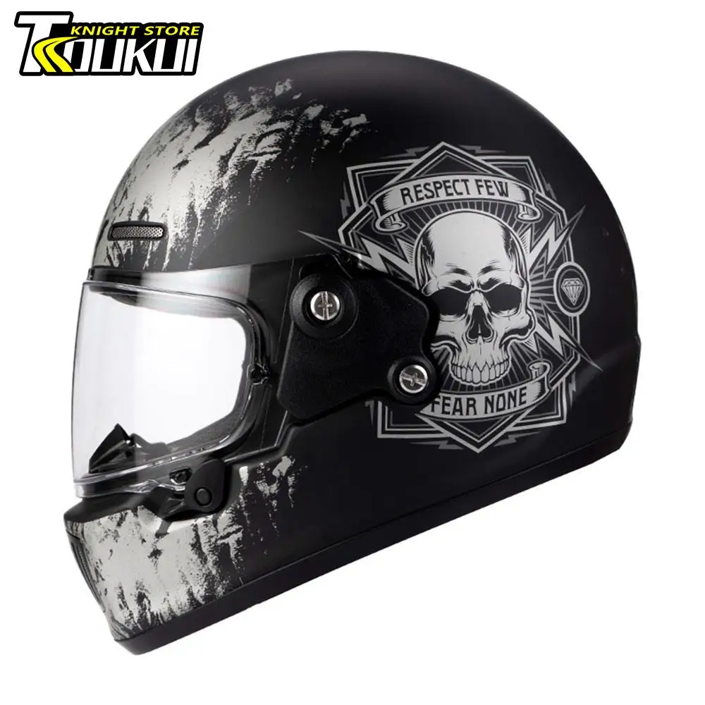 Casco Moto Vintage Tedesco Dot Certificazione Casco Moto Casco Capacete De Moto Casco Integrale Casco Da Ciclismo Motocross