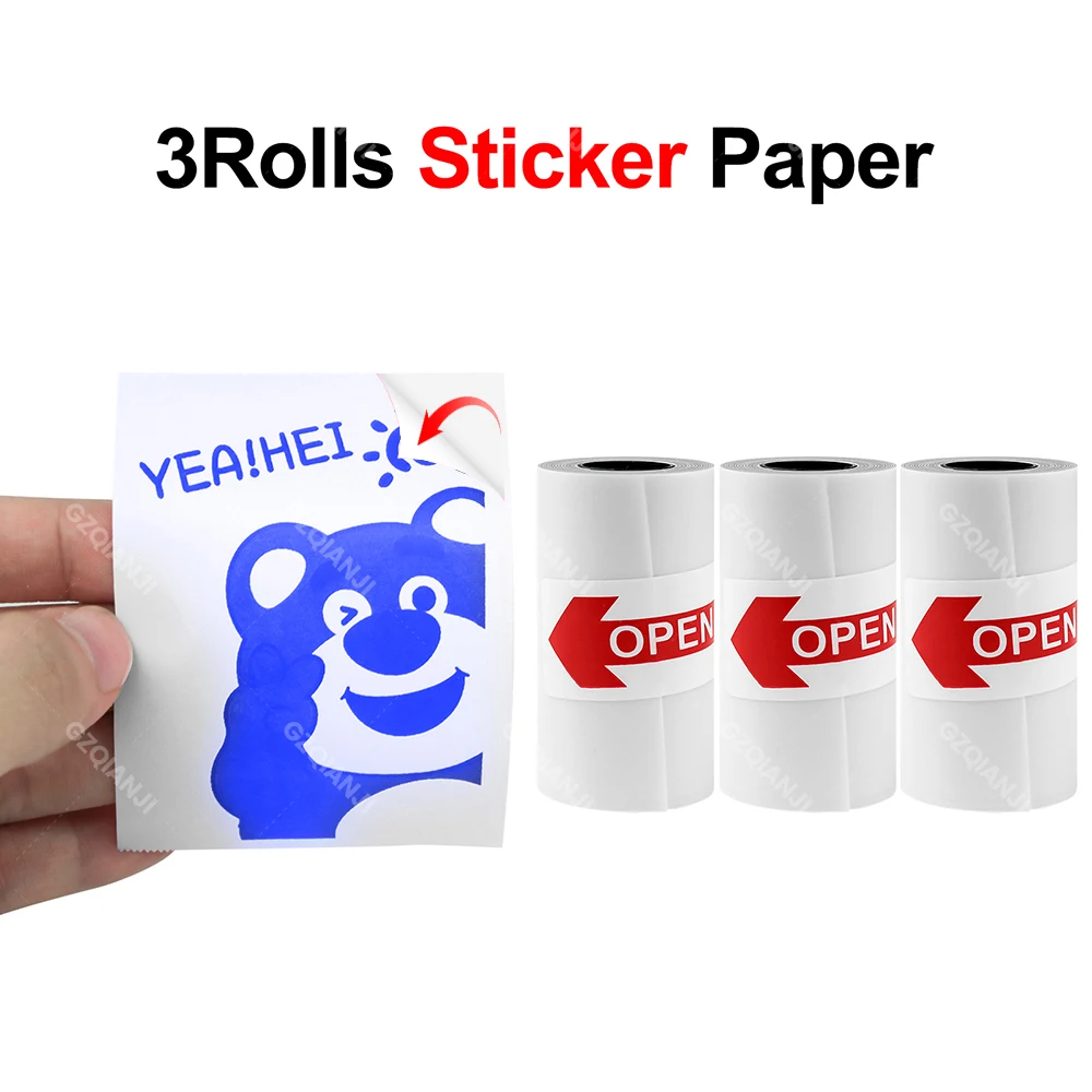 3Rolls Blue Sticker