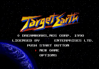 

16-битная игровая карта MD Target Earth для Sega Mega Drive для системы Genesis