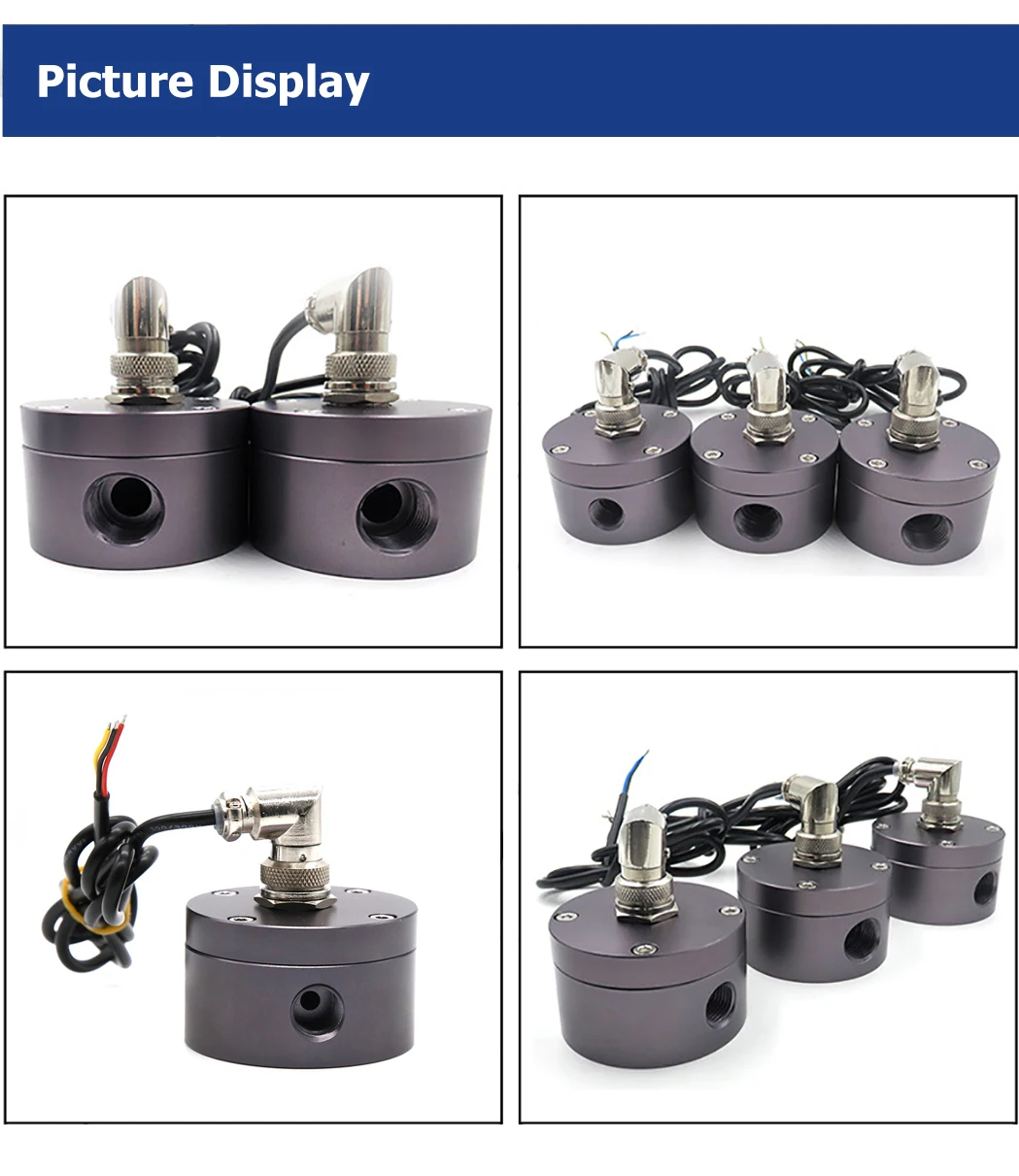 High Precision Oval Gear Flow Meter Aluminum Alloy Hall Flowmeter Liquid Flow Se