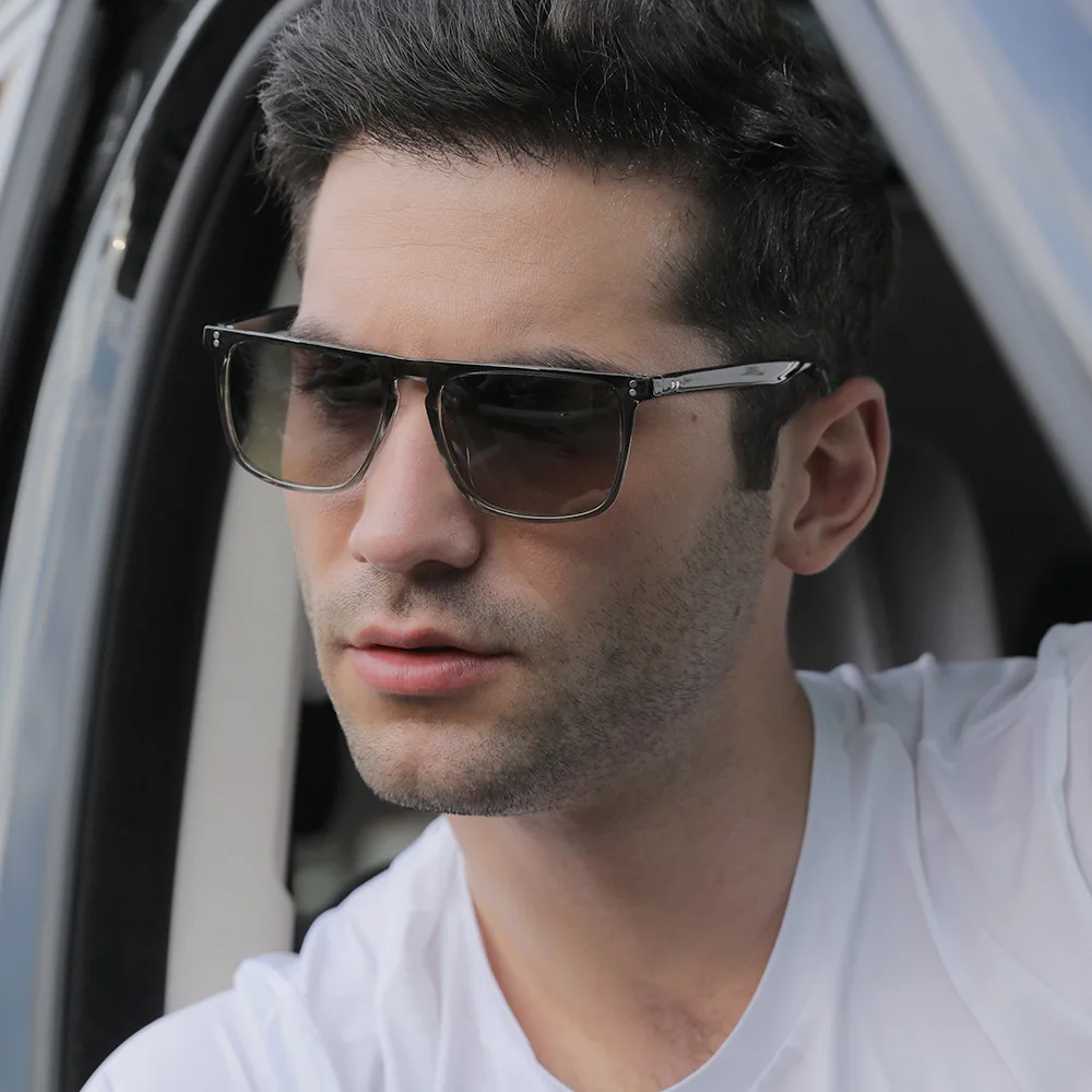 Photochromic Sunglasses Men Polarized Driving Chameleon Glasses Male Change Color Sun Glasses Day Night Vision Driver's_voghion.com