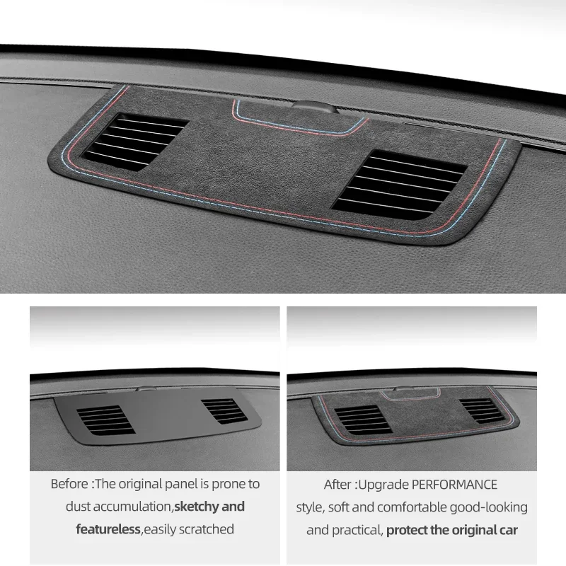 Center Console Air Vent Outlet Panel Trim M Performance Stickers Car Interior Accessories For BMW E90 E93 car interior trim