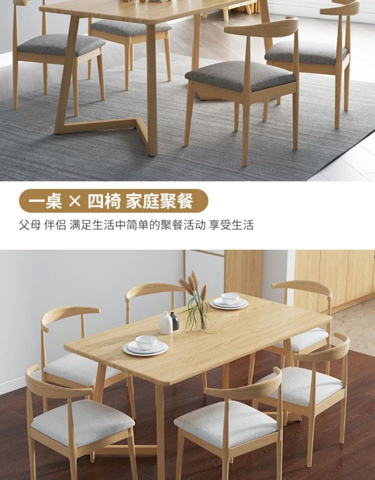 Design Italian Dining Room Sets Luxury Organizer Wooden Commercial Restaurant Sets Waterproof Floor Mesas De Jantar Furnitures