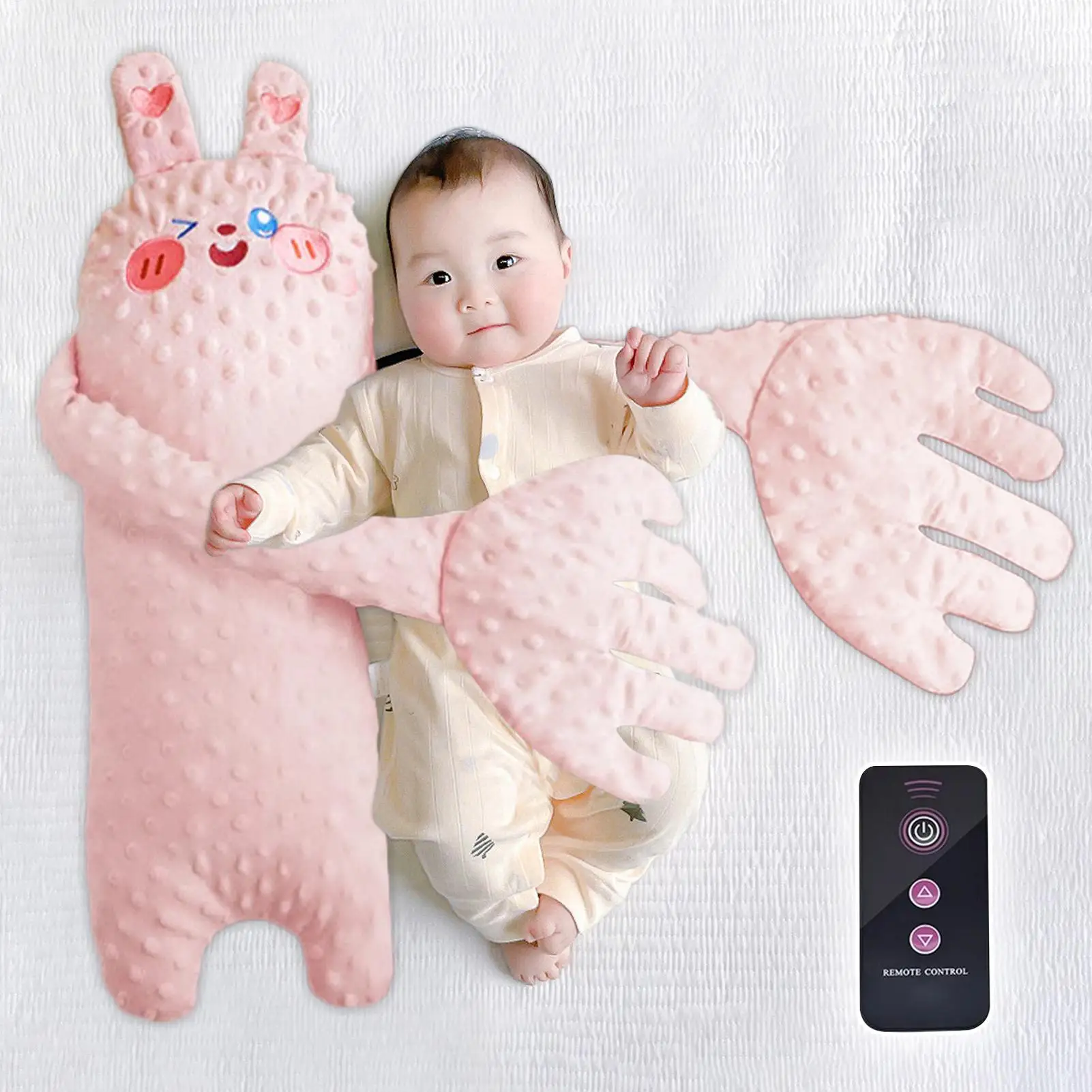 수면용 팻핑 베개, 놀람 방지 용 장난감, 리모컨 동물 모양  수면 팻핑
