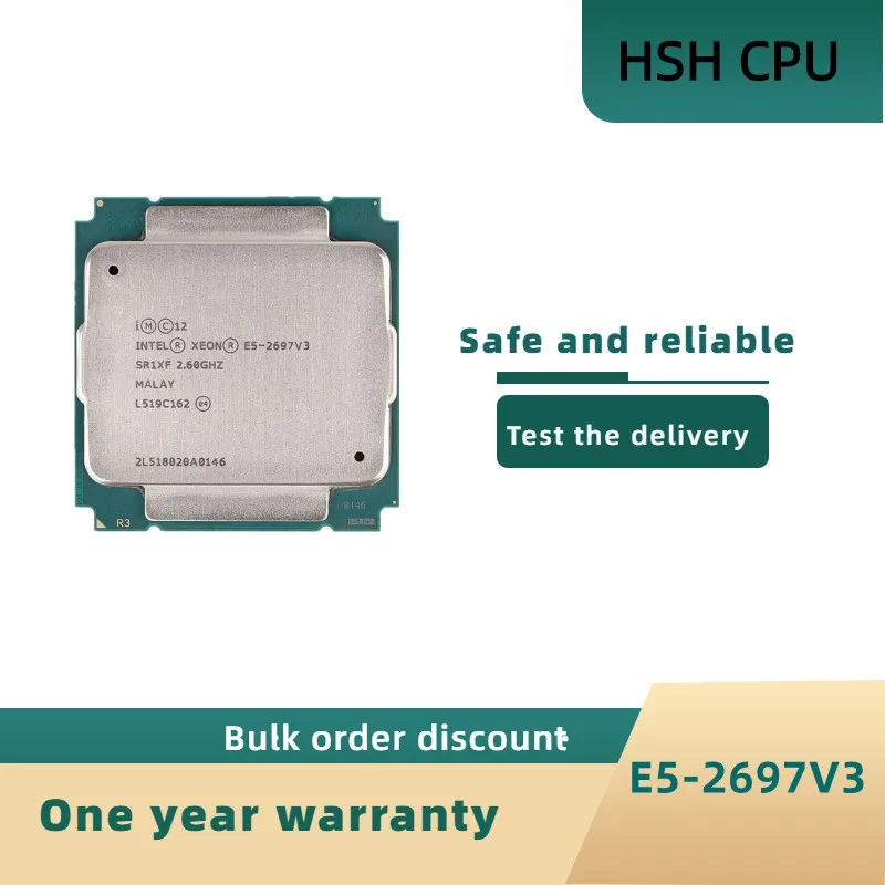 인텔 제온 E5 2697 v3 E5 2697 v3 E5 2697v3, 2.6 GHz, 14 코어, 28 스레드, 35M ...