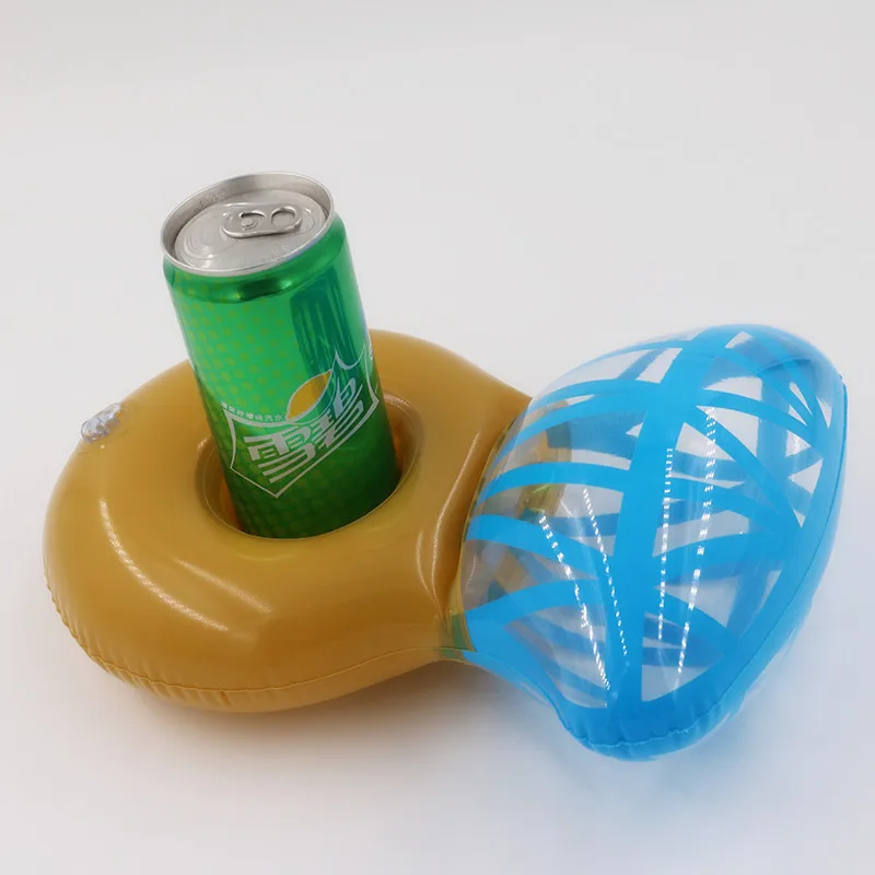 Inflatable Drink Holders 1pc Diamond Ring Floating Cup Holder Pool Swim Ring Water Toys Party Boats Baby Pool Toys 4