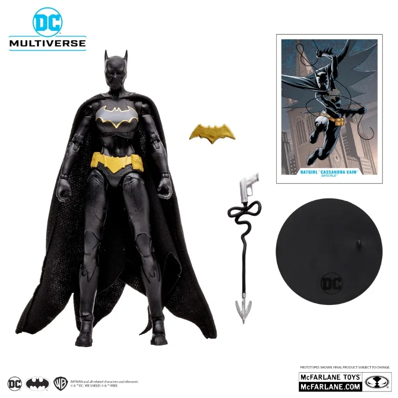 

Популярные игрушки McFarlane Batgirl Кассандра Кейн Золотая этикетка DC многосторонняя экшн-фигурка активность картина Коллекционная Художественная открытка