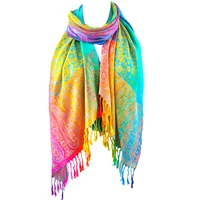 Fashion Women's Silk Scarf Luxury Satin Shawl Wraps pashmina scarf 5