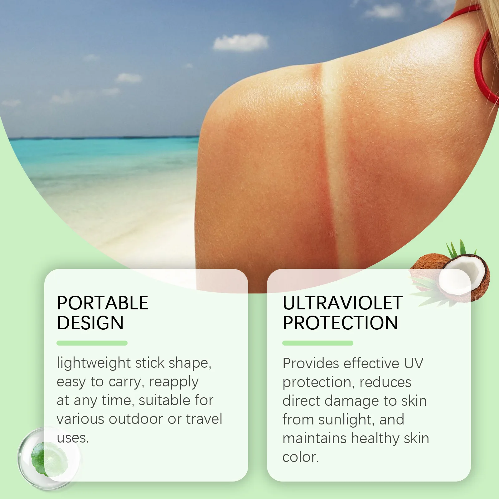 Centella Sunscreen Spf 50 UV Protection Outdoor Anti Oxidant Moisturizing Skin Care Hyaluronic Acid Face Sun Block Cream