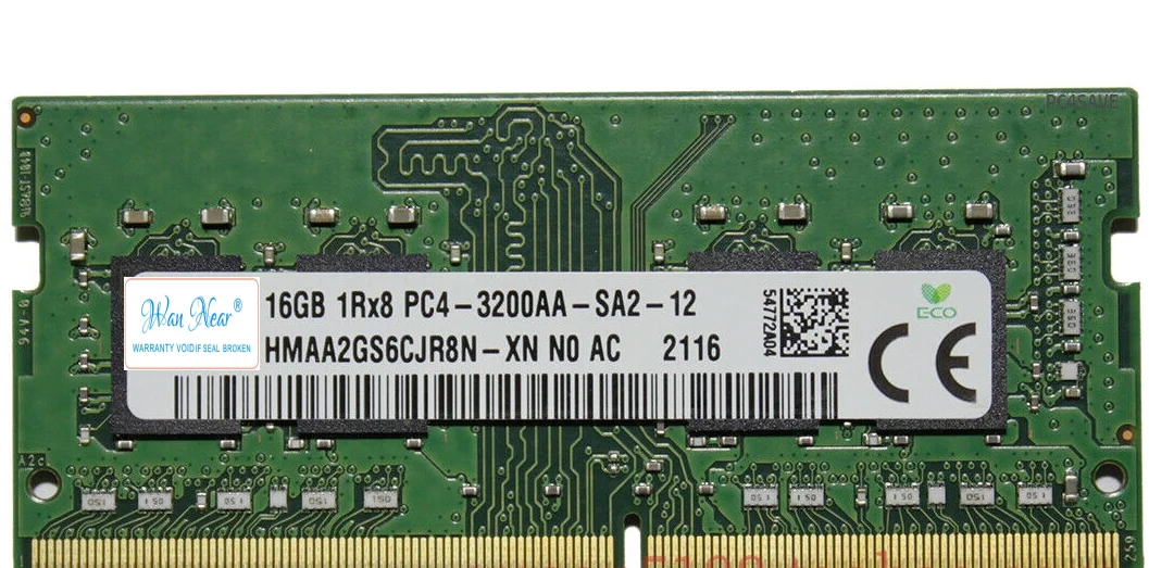 

Для ноутбука 32G 2RX8 PC4-3200AA-SE1-11 nbotebook 32GB
