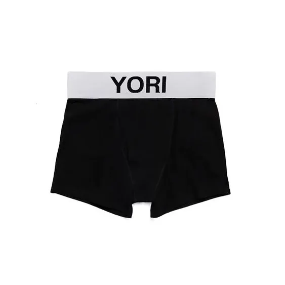 YORI High Waist Embroidered YORI 2027 Printed Letter Flat Corner