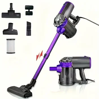 18kPa Max Handheld Vacuum, 3-in-1 Cordless Cleaner (Detachable Battery + Washable HEPA), Low Noise ≤60dB, Super Light 0.75kg 1