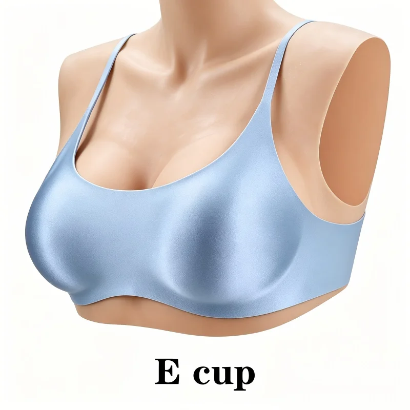 Realistic Silicone Breast Forms C/D/E/G Cup Huge Fake Boobs Transgender Drag Queen Shemale Crossdresser Compatible for Role-Play