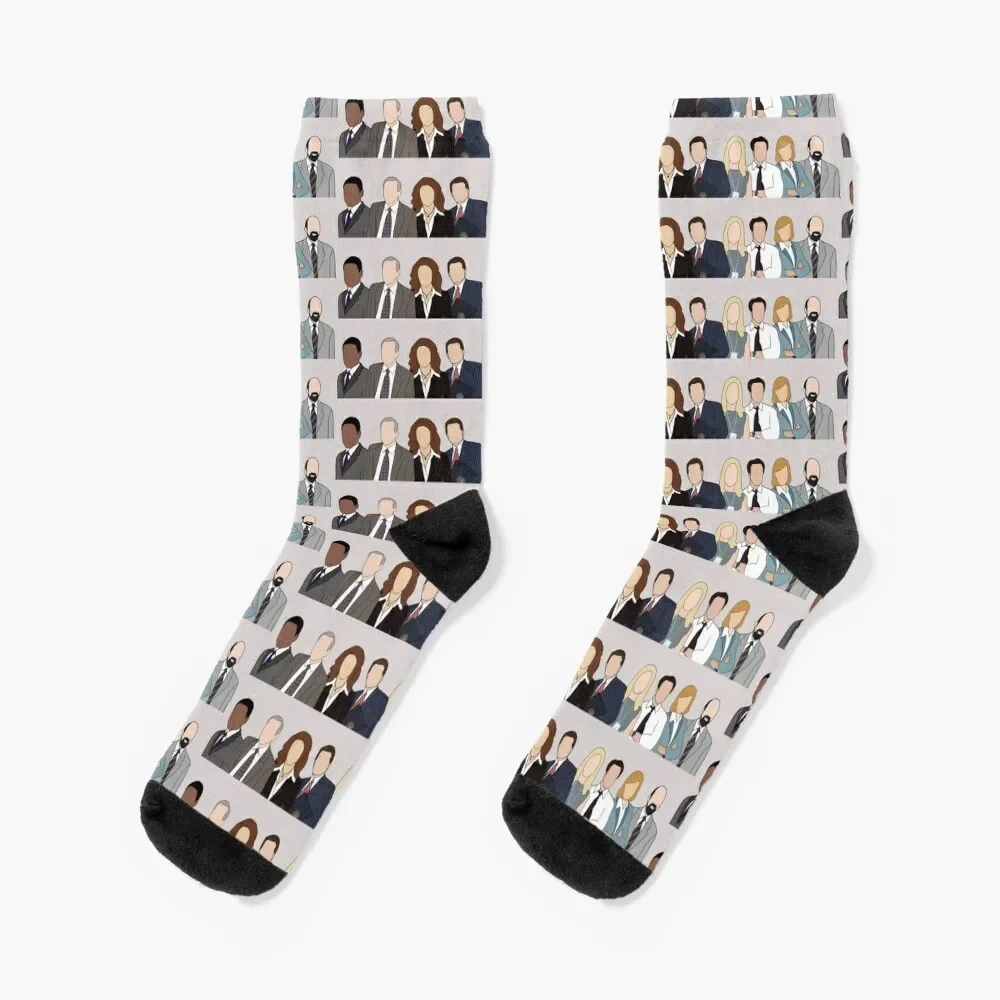 

the west wing cast Socks cycling Climbing happy Man Socks Women's