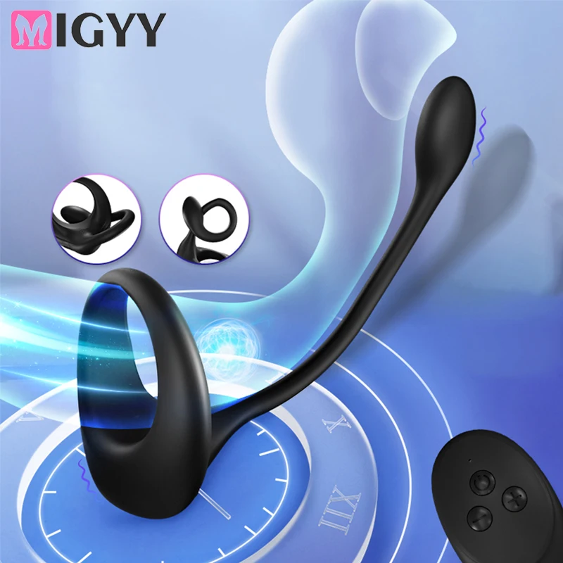 Drahtlose Fernbedienung Erektion sring Sexspielzeug für Herren Vergnügen Anal Plugs Anal Stimulator Prostata Massage gerät Erwachsenen Produkte 1