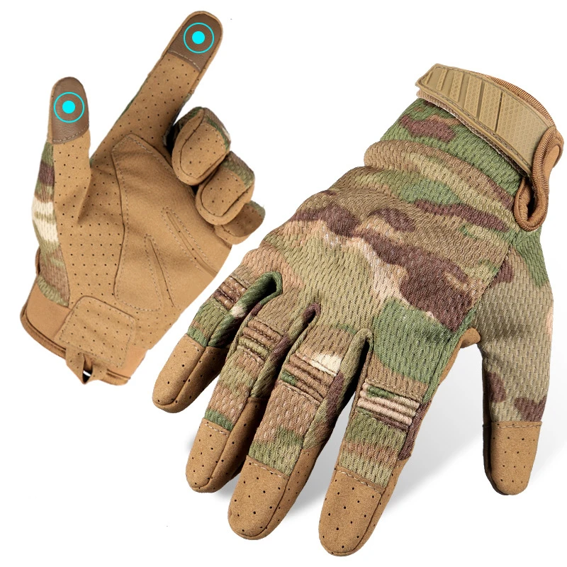 Touch Screen Tactical Gloves,Outdoor Gloves for Hunting Shooting Sports Cycling Combat Airsoft Hiking Camping Bike Non-slip