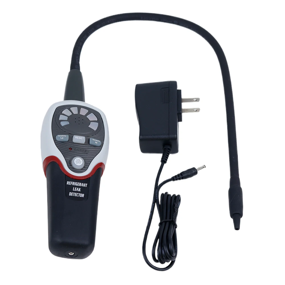 Refrigerant Leak Detector Refrigerant Halogen Leak Detector Tester Meter RLD-382P Refrigeration System Leak Detector R410A R134A R407C R404A R22