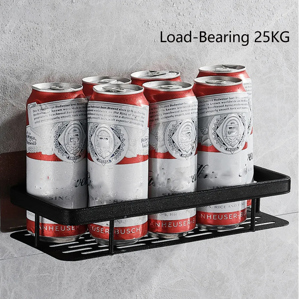 Bathroom Shelves No-drill Wall Mount Corner Shelf Shower Storage Rack Holder for WC Shampoo Organizer Bathroom Accessories