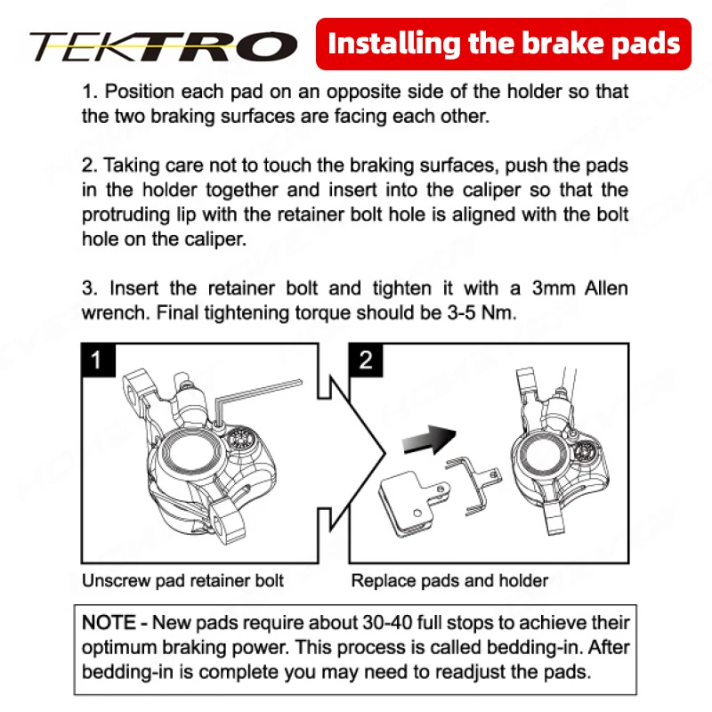 Bicycle Disc Brake Pads TEKTRO E10.11 P20.11 MTB Hydraulic for Shimano M335 395 Metal Ceramic Cycling Parts brake pads bike brake pads