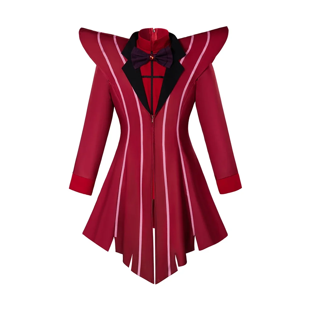 thumbnail image 1 of Disfraz de Cosplay de Alastor de ZOBOTT, uniforme para adultos, para Halloween, carnaval, chaqueta, traje rojo, Cosplay de Anime, 1 of 5
