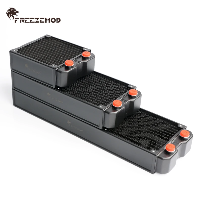 45mm Thick 360mm Aluminum Radiator FREEZEMOD Computer Water Cooling Double-layer Heat Sink Row Independent Two-layer. SR-360SL