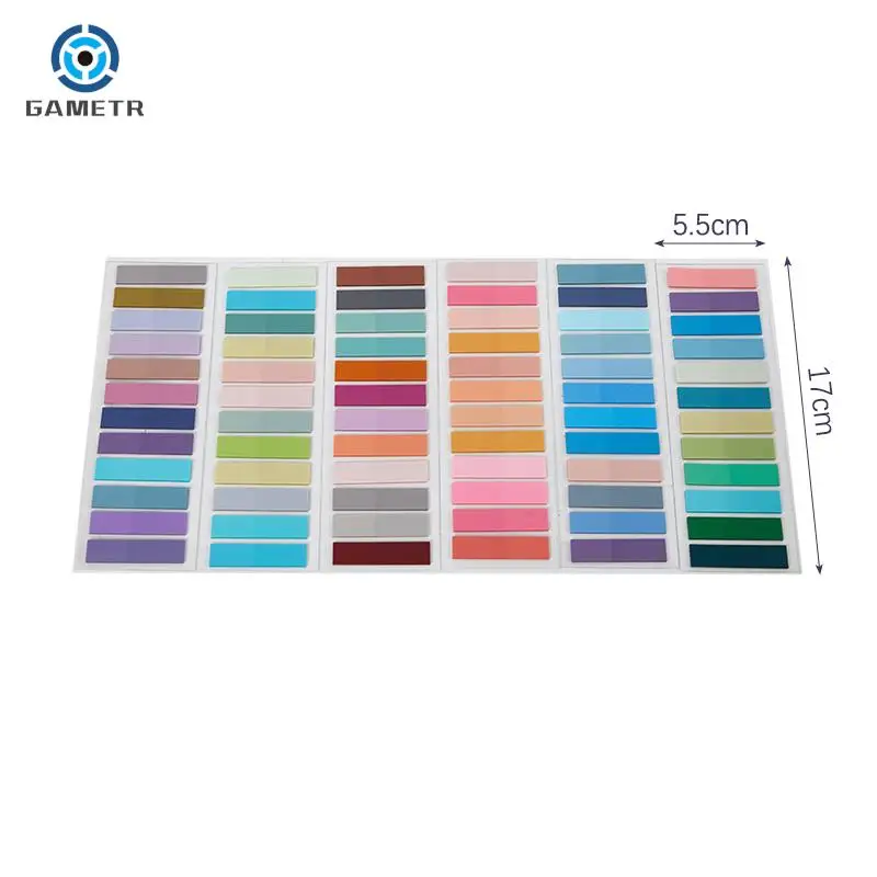 Transparent Sticky Notes and Bookmarks - Self-Adhesive Clear Tabs for Annotation and Reading
