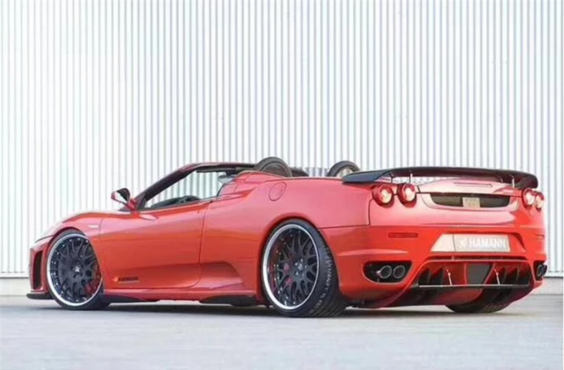 For Ferrari 430 REAL Carbon Fiber Front Lip Splitters Rear Diffuser Bumper Body Side Skirt Kit Spoiler High Quality Accessories - - Racext 49