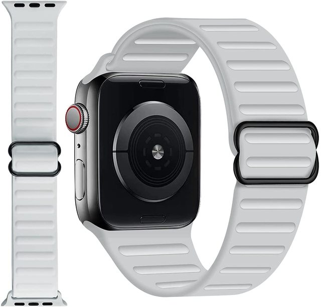 Stretch Silicone Solo Loop Band for Apple Watch 7 6 5 3 Se Sport Women Men Stretch Strap for Apple Watch 44 42 40 38