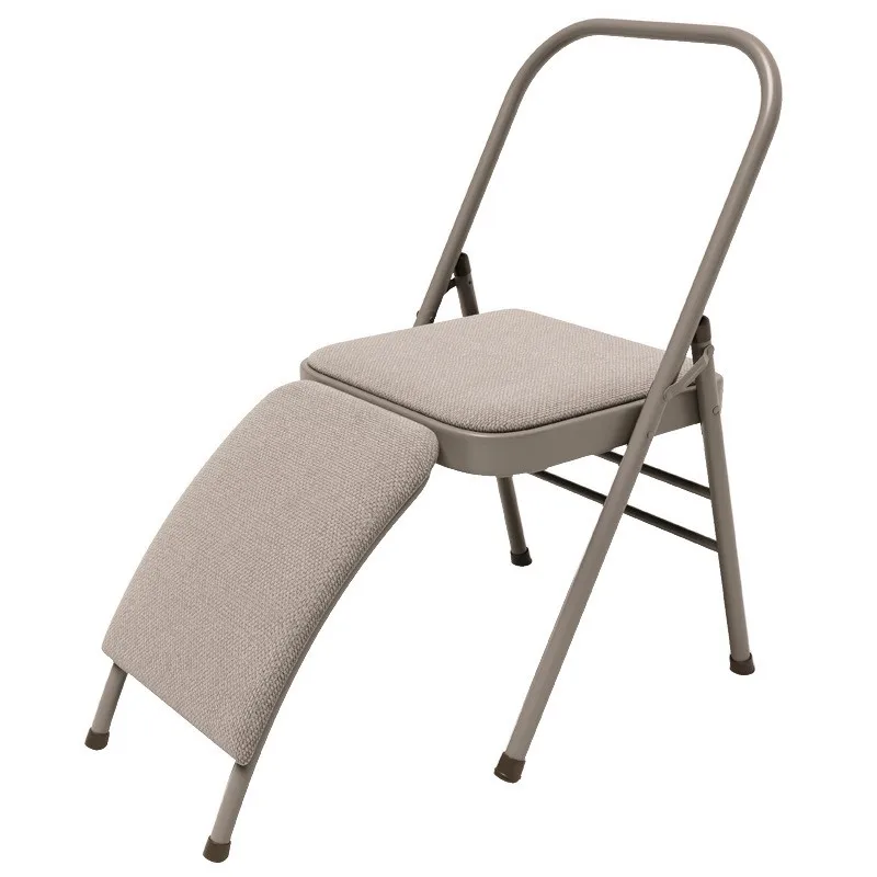 Dining Chair Widened Yoga Chair Professional Auxiliary Thickened And Strengthened Folding Yoga Auxiliary