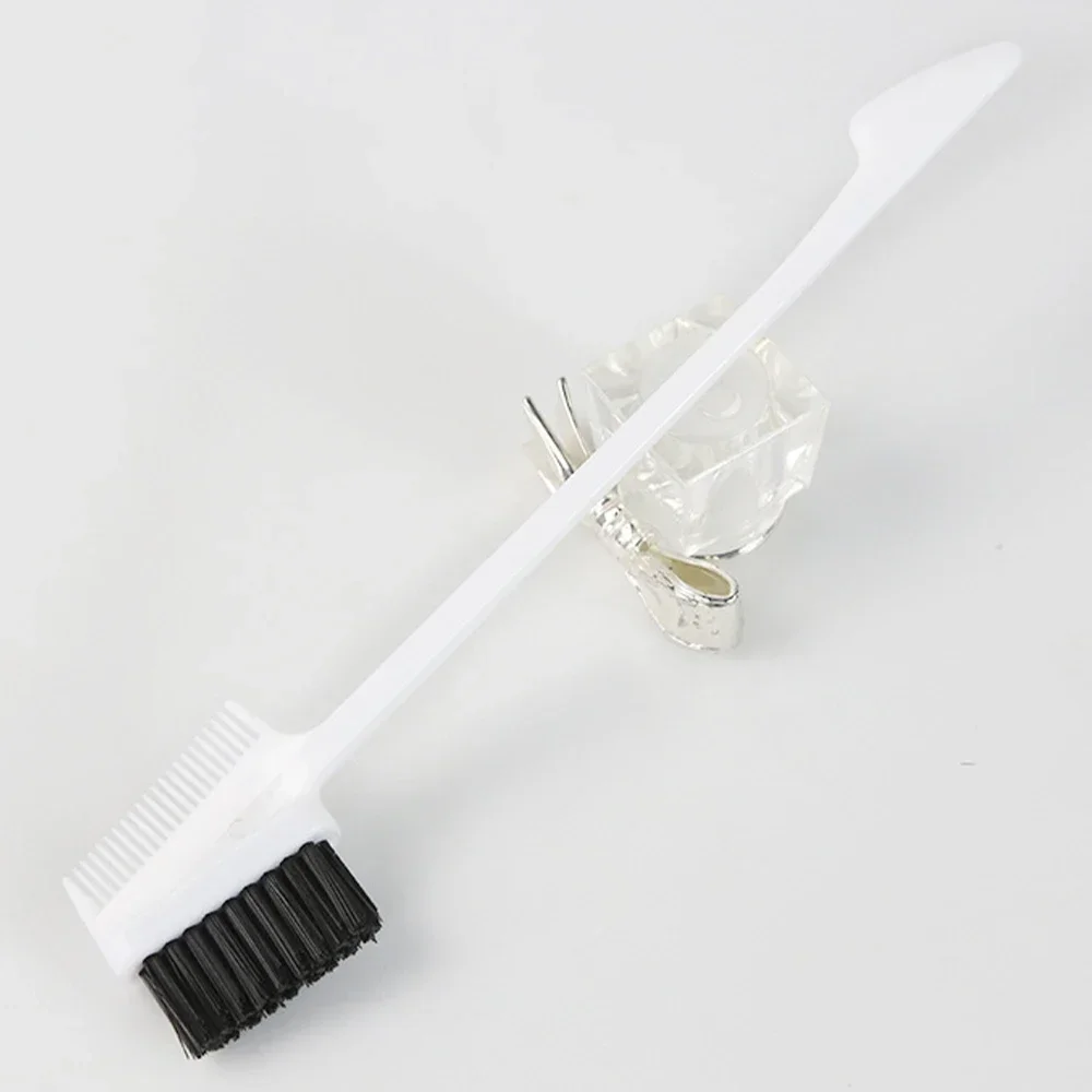Comb Three-headed Eyebrow Brush Shredded Hair 1Pcs Edge Brush Brush Hair Dye Brushes Salon Hair Comb Brushes Beauty Styling Tool