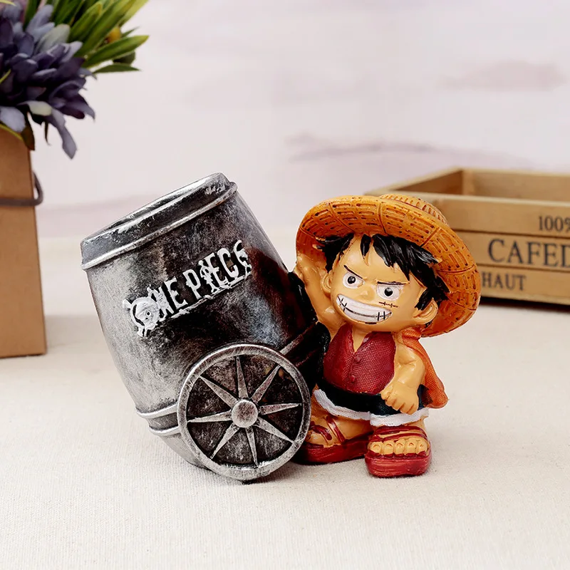 Anime One Piece 12CM Monkey D Luffy Model Creative Resin Office