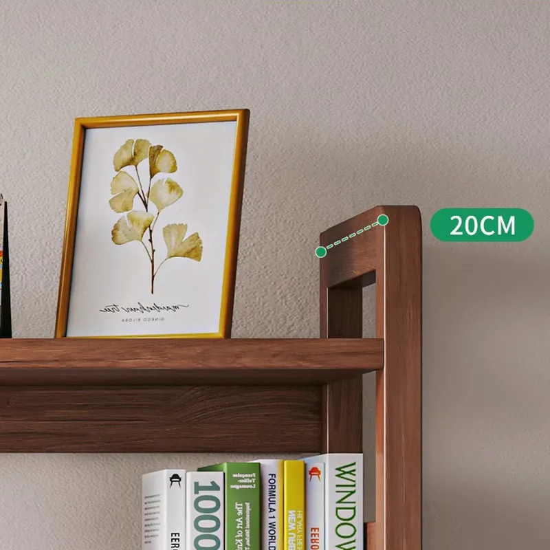 Chinese Retro Style Bookrack Design Wooden Multilayer Strong Home Bookshelf Display Estante Para Libros Home Furniture LVBK
