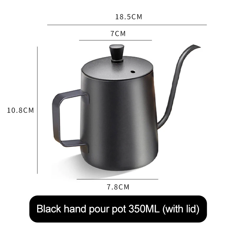 Black 350ml- lid