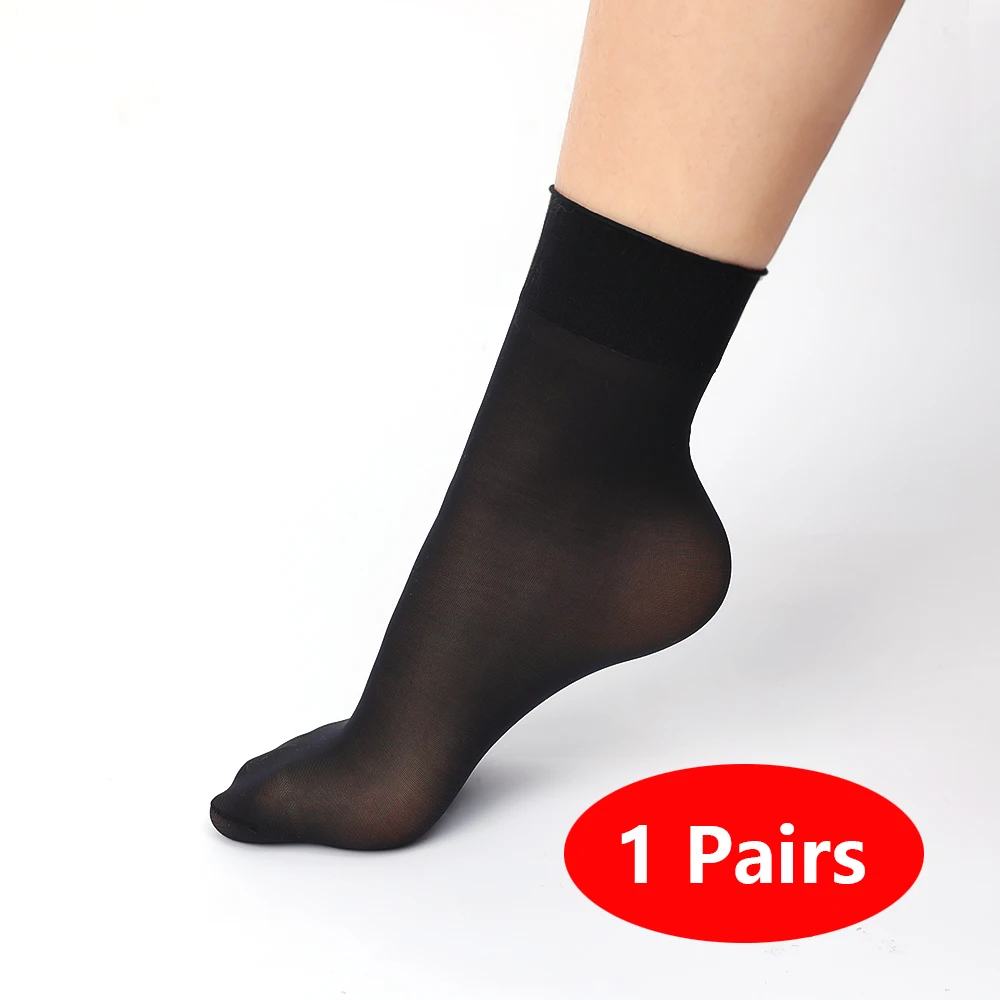 UUYYEO 20 pares de calcetines de nailon transparente para mujer, calcetines  de tobillo delgados para mujer, medias altas hasta el tobillo, medias