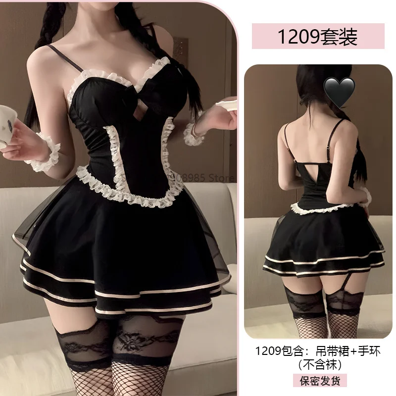 Japanese Cosplay Underwear Sexy Nightclub Erotic Costumes Lolita Maid Naughty Erotic Anime Cute Lingerie Kawaii Sex Porn Clothes