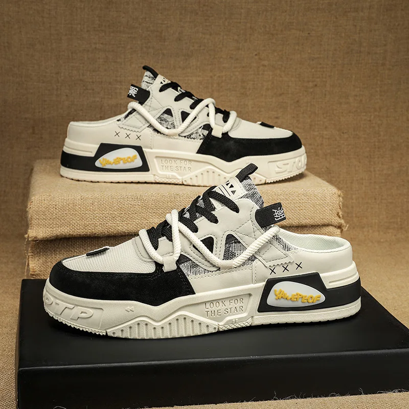 نعل سميك للرجال نصف شبشب مريح - الصورة 6