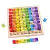 Montessori Educational Wooden Math Toys For Kids Children Baby Toys 99 Multiplication Table Math Arithmetic Teaching Aids 4