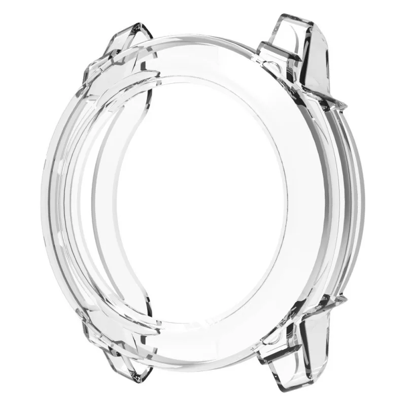 Premium Soft TPU Protective Case - Hollow Frame Cover for Garmin Instinct 3 Watch