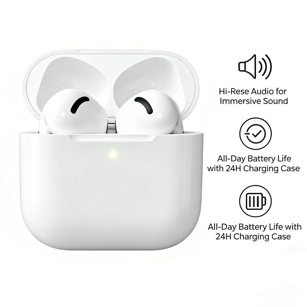 Wireless Earphone TWS Bluetooth 5.3 Earbuds Sport Headset Touch Control Headphones For Music Game 2