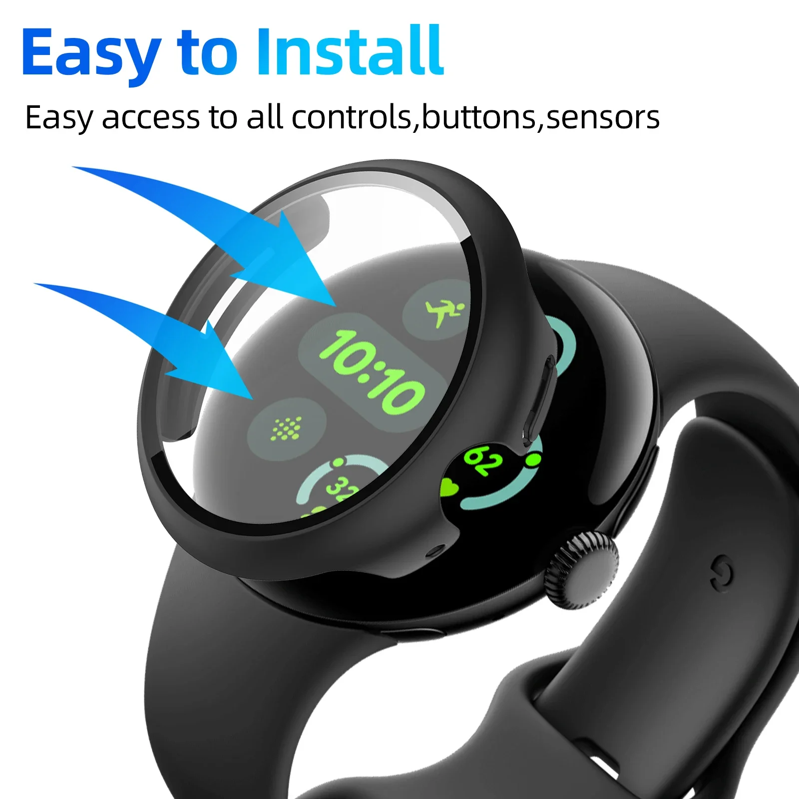 All-Around Protective Bumper Case with Screen Protector