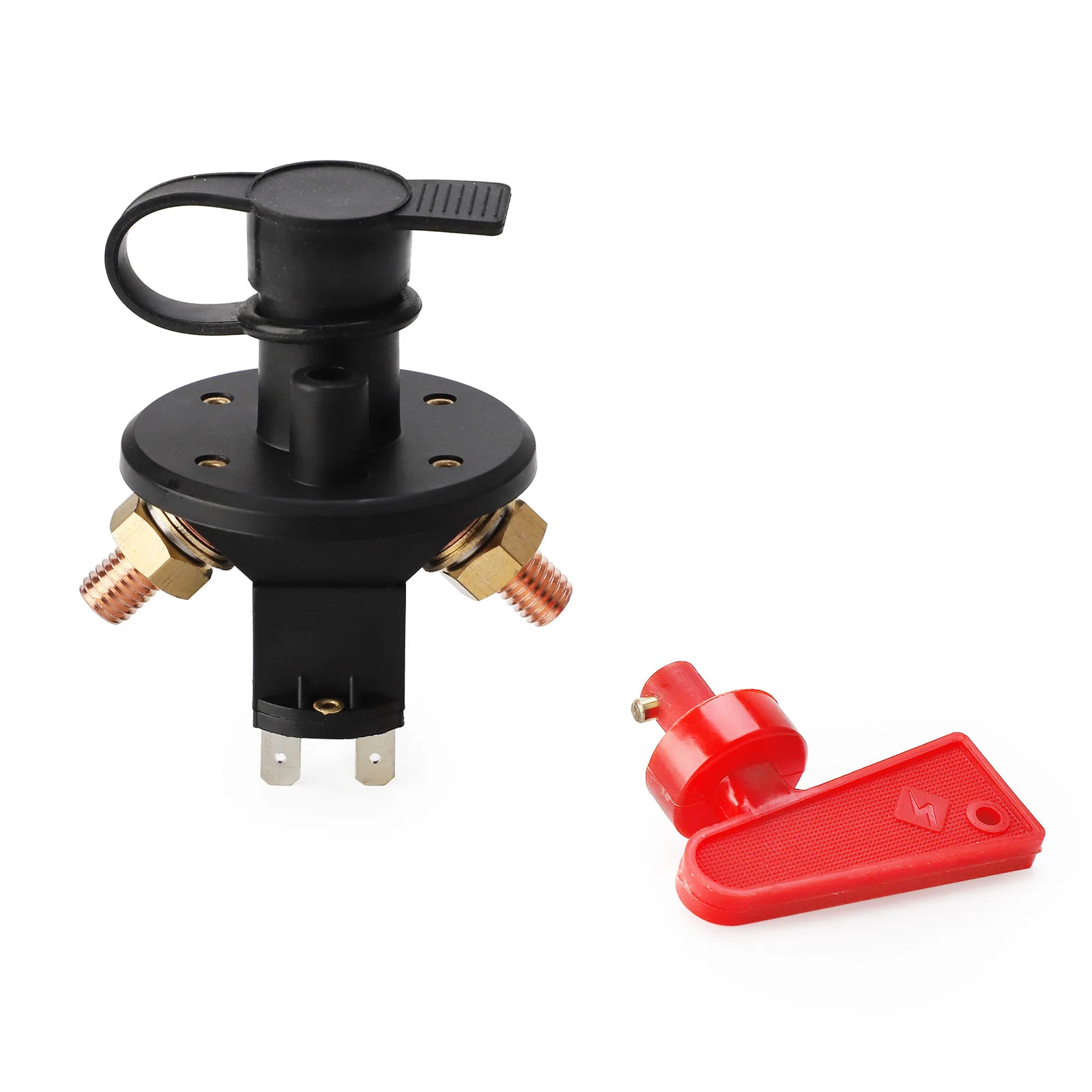 Universal 12/24 V 4 Anschlüsse Batterie-Isolator Master Power Isolator Cut Out/Off Kill Switch FIA Typ Kit Auto Race Rally – Detail 3