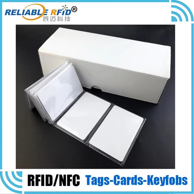 10Pcs 504bytes NFC 215 Tags Rewritable Blank White Card Universal