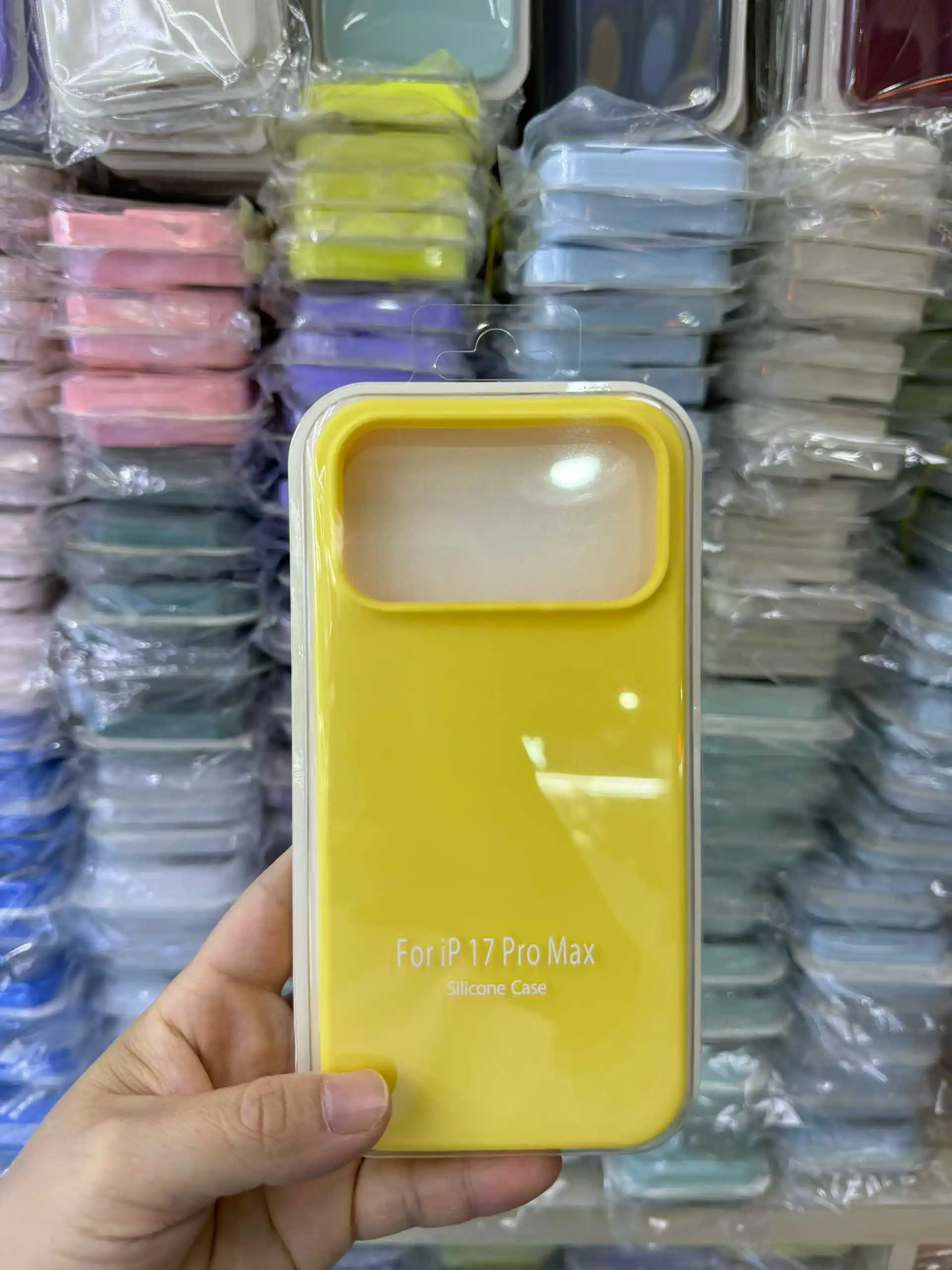 Trendy INS Candy Pure Color Liquid Silicone Protective Phone Case