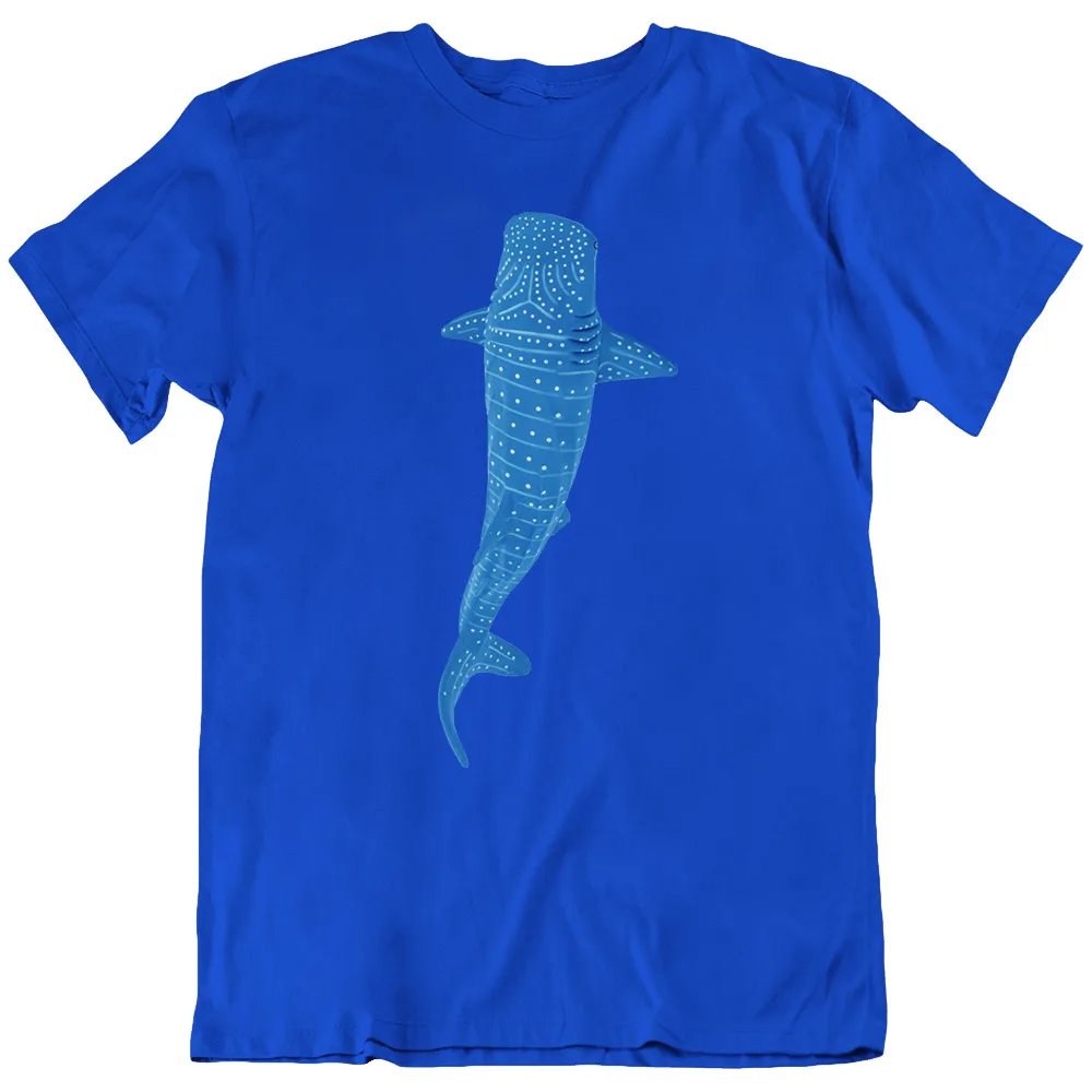Whale Shark Fish Blue Ocean Planet Sea T Shirt New Maniche Lunghe O Corte