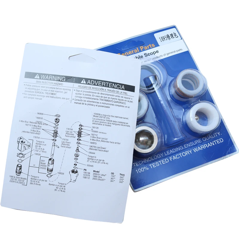 Airless Sprayers Pump Repair Kit 248213 Sealing Ring Fit GRC Machine1095 5900 15